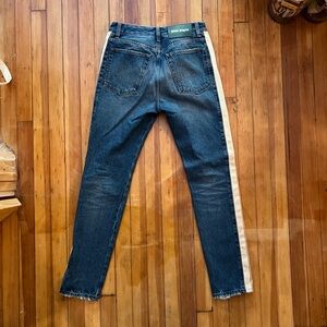 Palm Angels Track Denim ‘Light Blue/White’